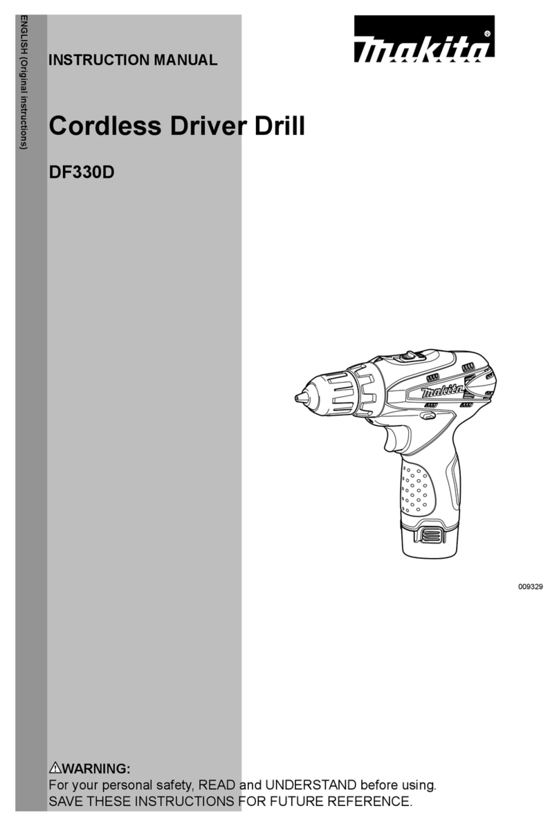 Makita DF330D instruction manual