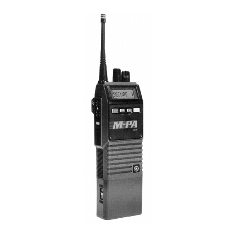 Ericsson M-PA EDACS User manual