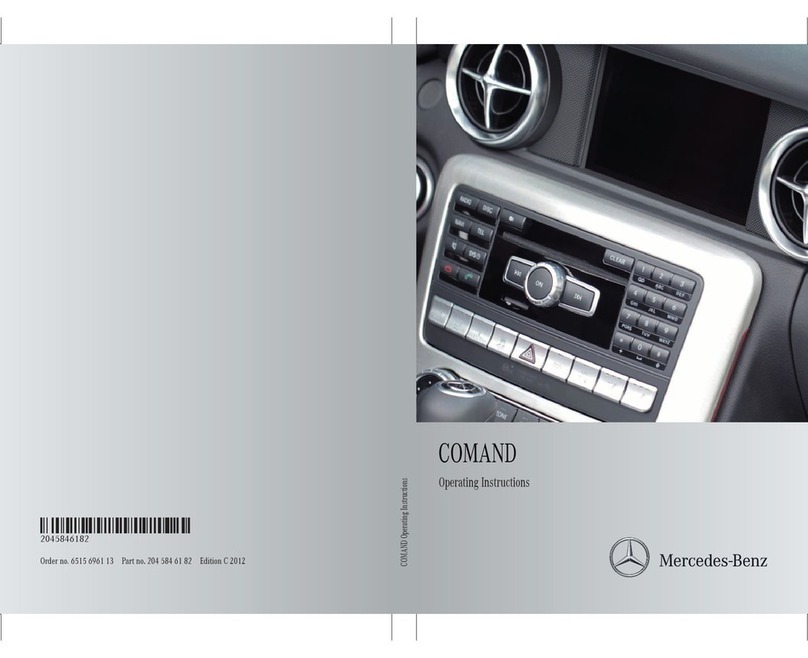 Mercedes-Benz COMAND operating instructions