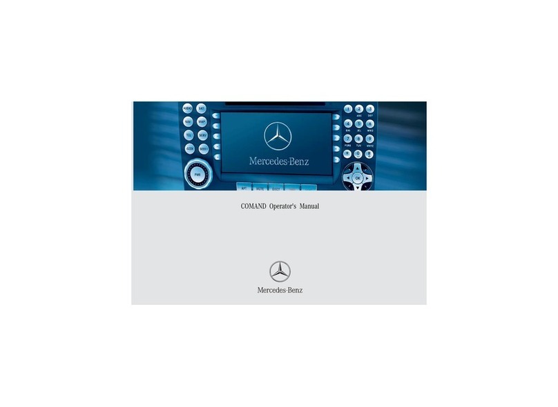 Mercedes-Benz COMAND Operator's manual