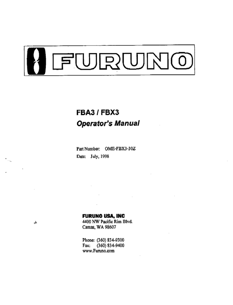 Furuno FBA3 Operator's manual