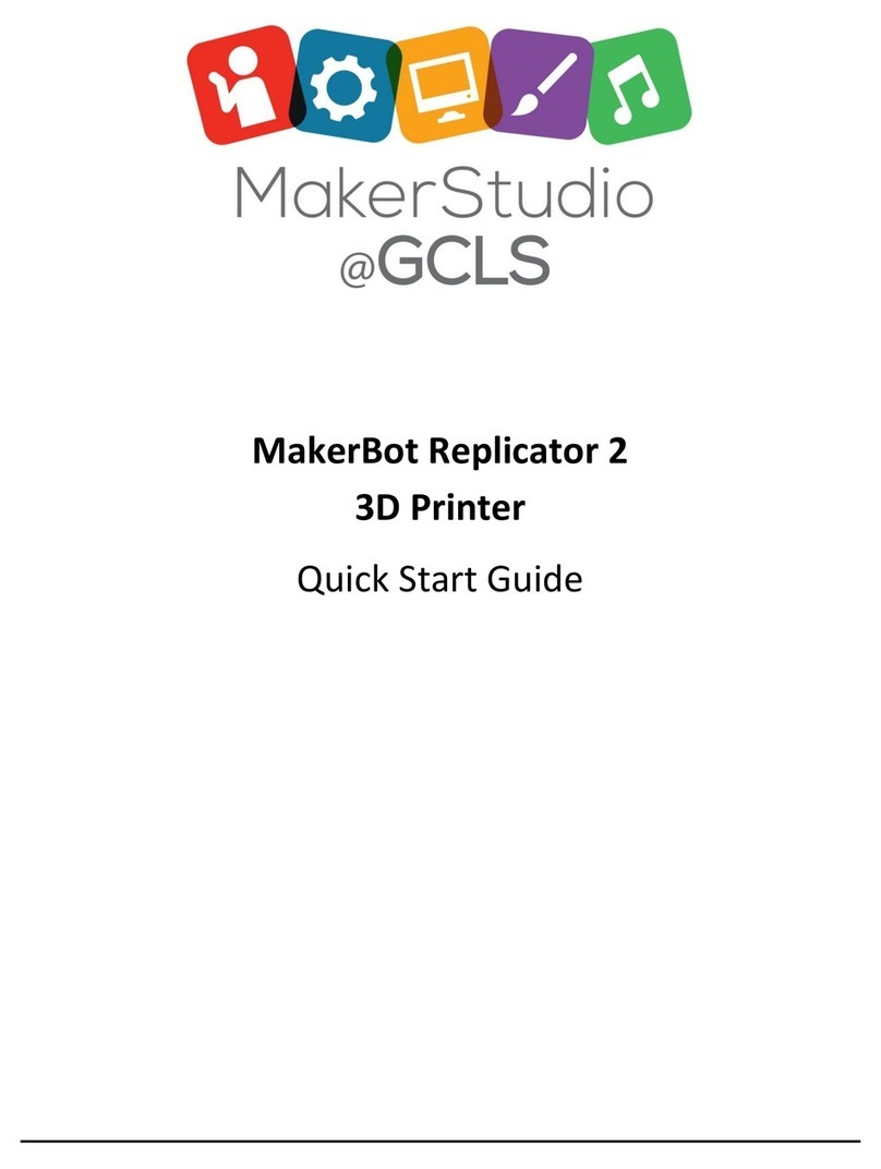 MakerBot Replicator 2 User manual MakerBot Replicator 2 User manual