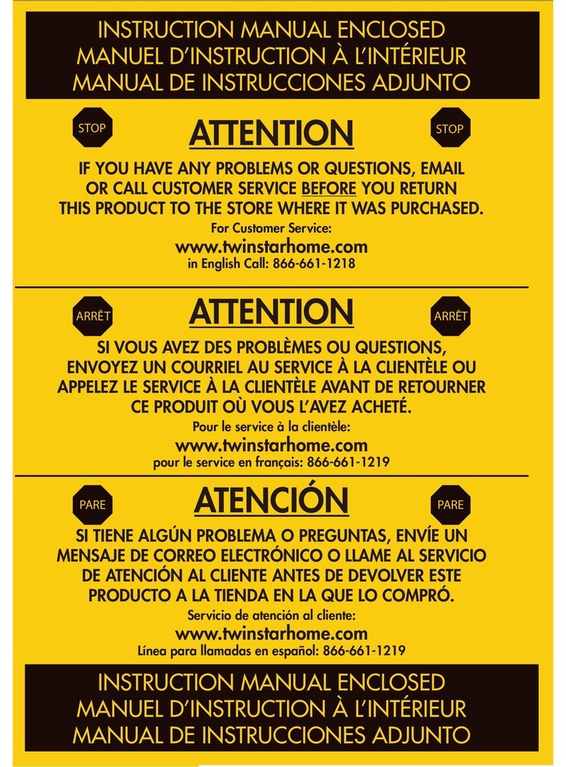 TwinStar SH-DH-15-TS operating manual