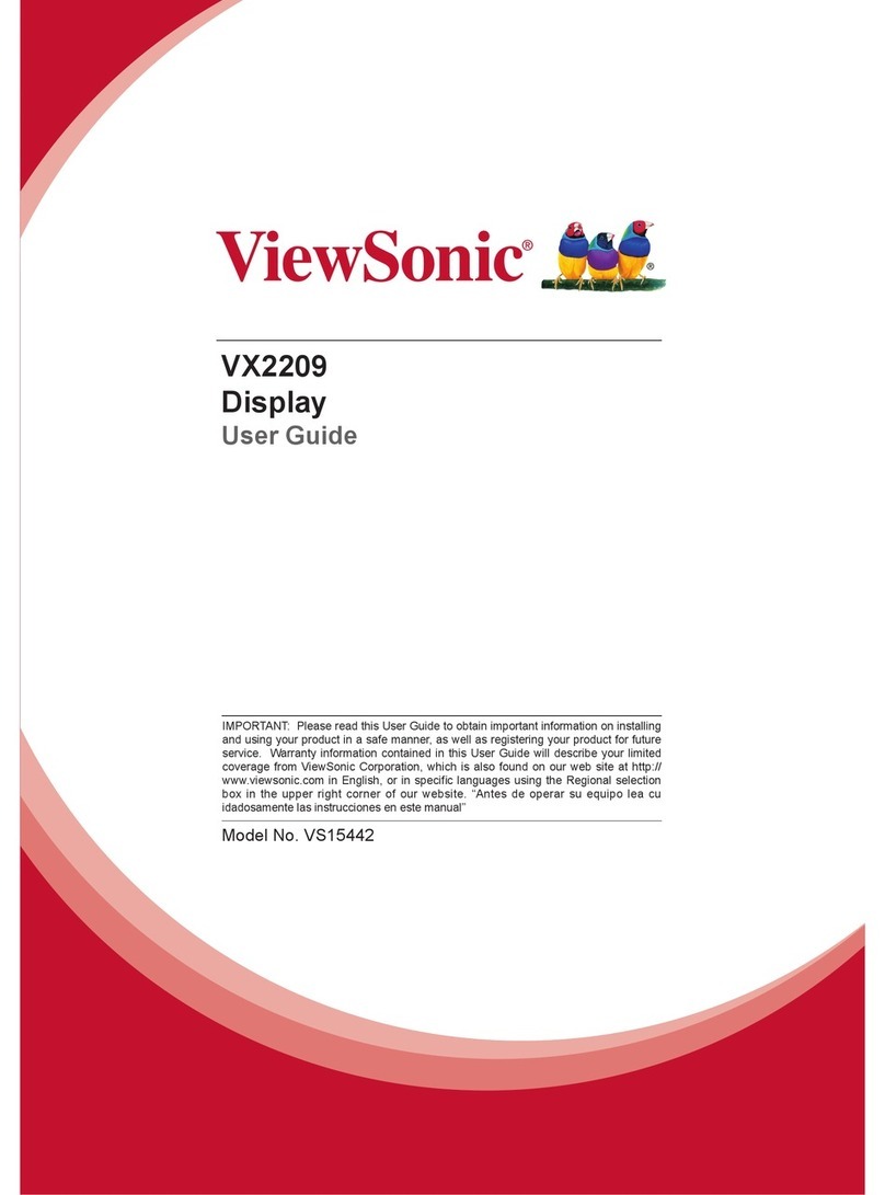 ViewSonic VX2209 User manual