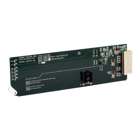 Cobalt Digital Inc 5001 User manual