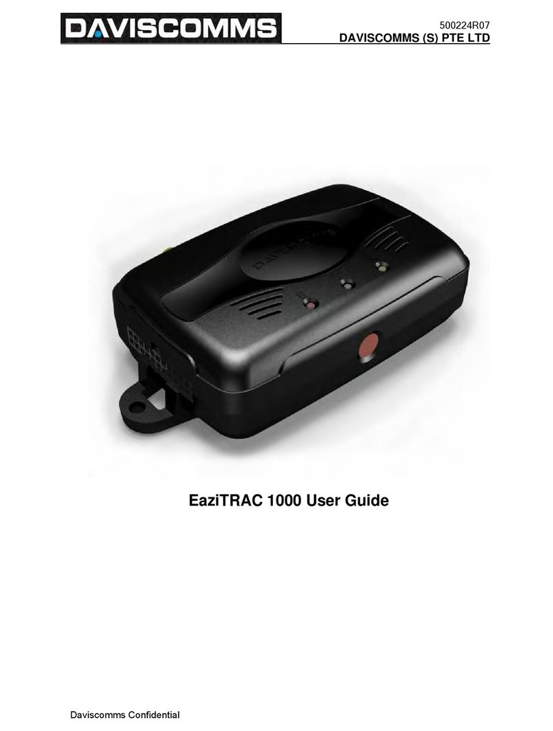 Daviscomms EaziTRAC 1000 user guide Daviscomms EaziTRAC 1000 user guide