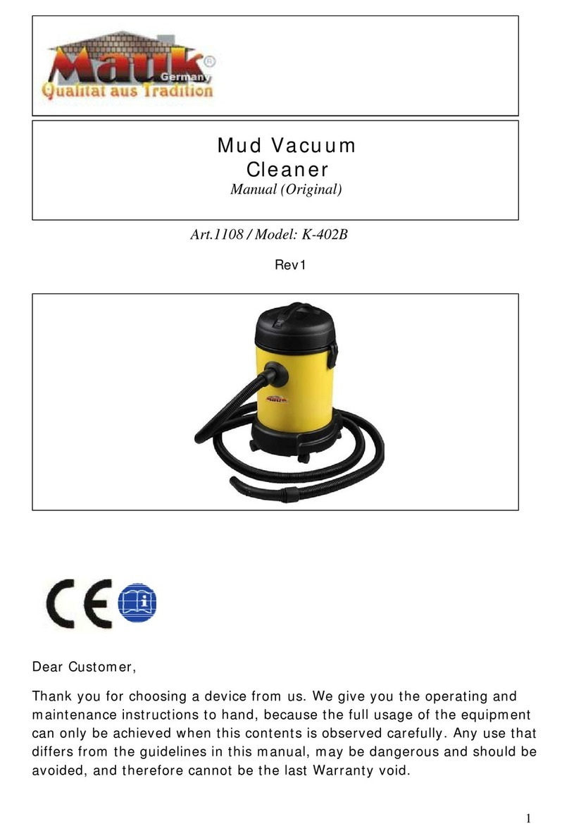 Mauc K-402B Original manual