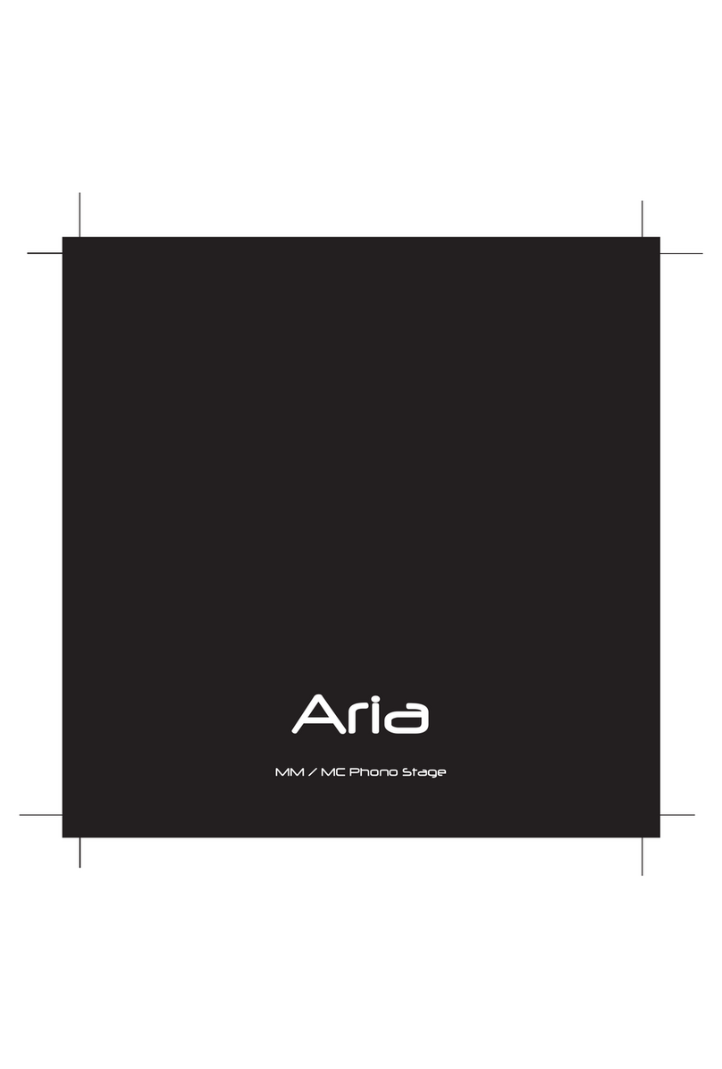 Aria MM Phono Stage user manual