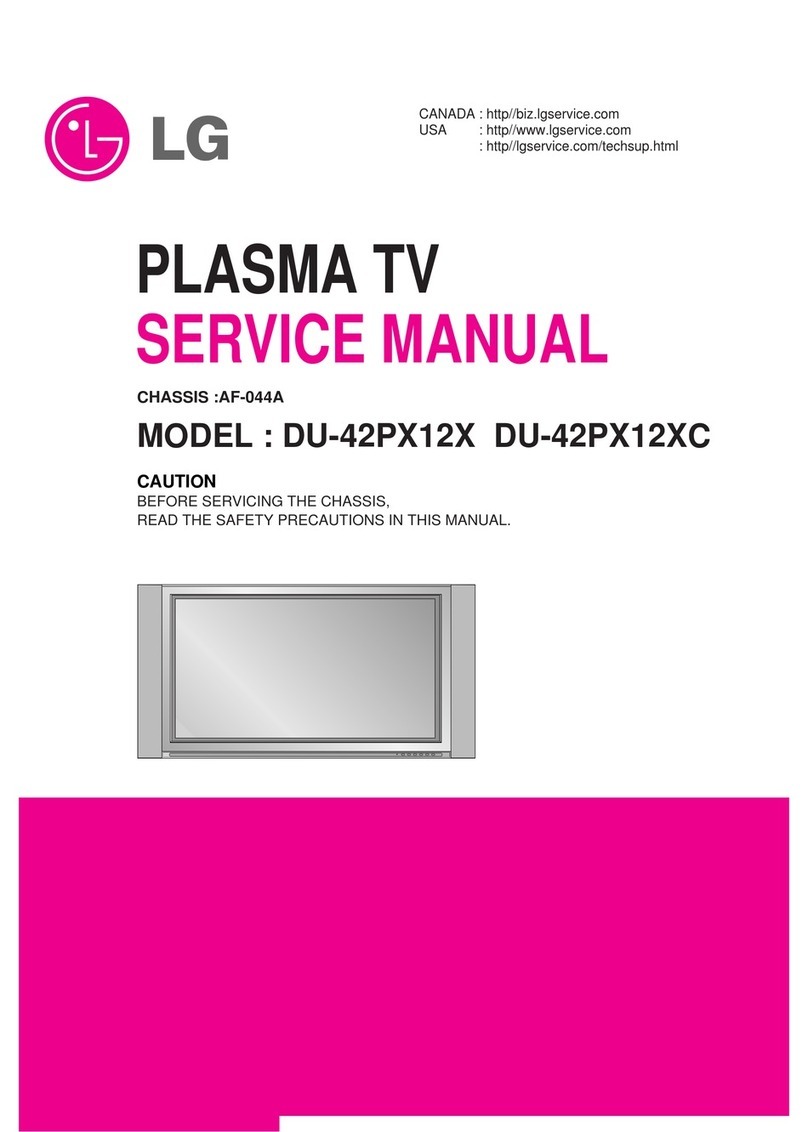 LG DU42PX12X - - 42" Plasma TV Service manual LG DU42PX12X - - 42" Plasma TV Service manual