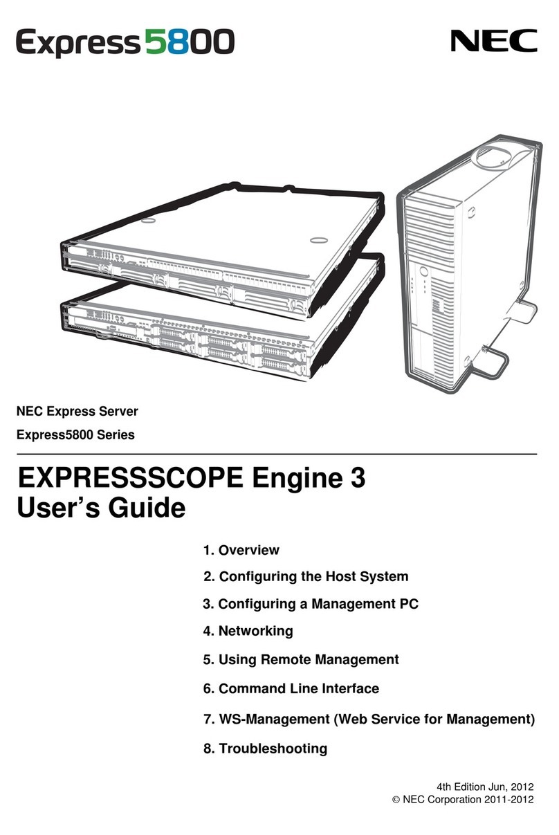 NEC NEC Express5800 Series User manual