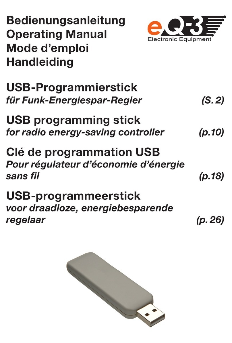 EQ3 USB programming stick for radio energy-saving... operating manual