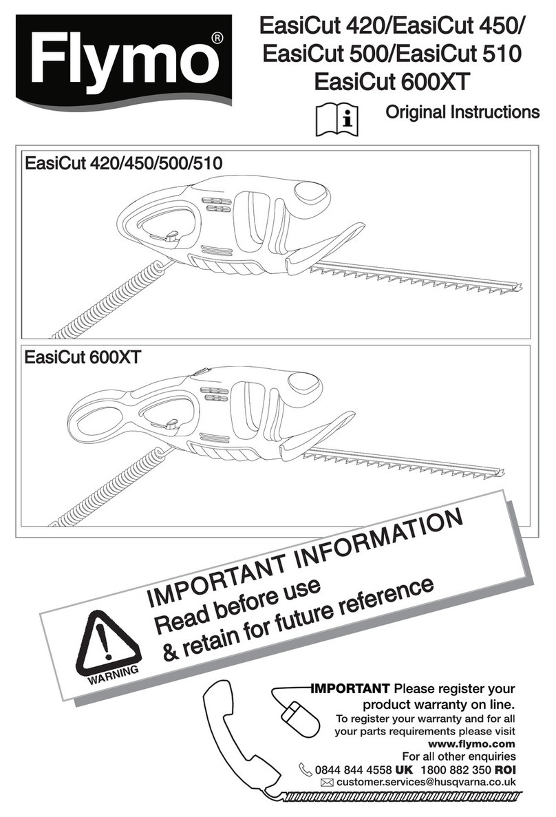 Flymo EASICUT 500 User manual