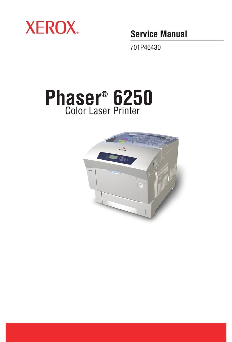 Xerox PHASER 6250 User manual