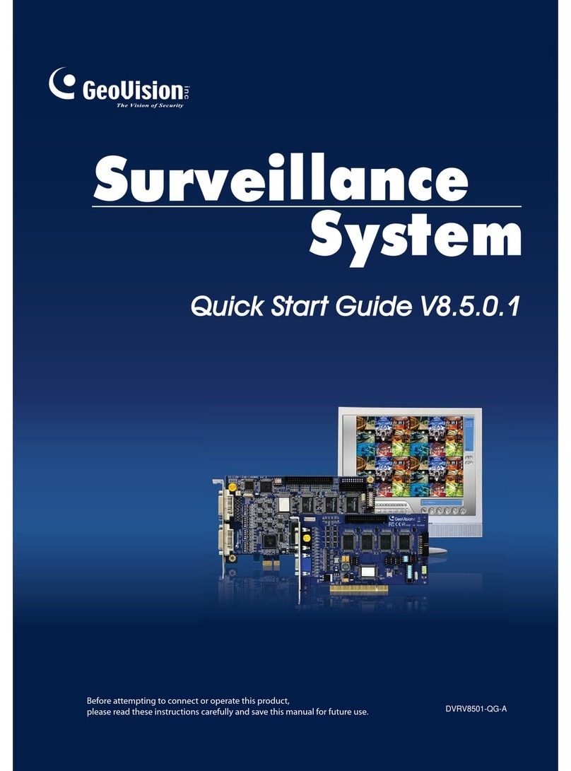 GeoVision Surveillance system User manual