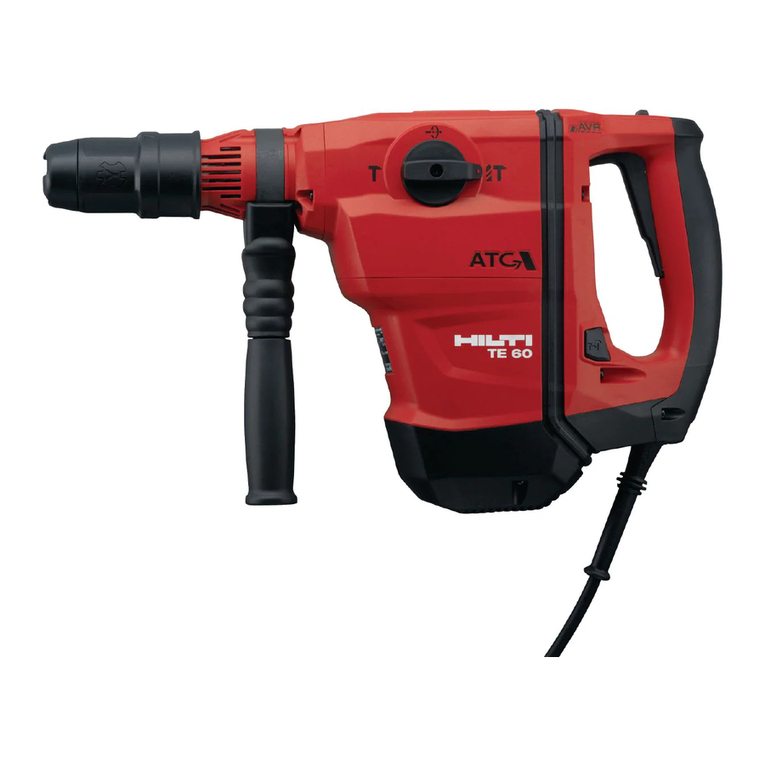 Hilti TE 60 User manual