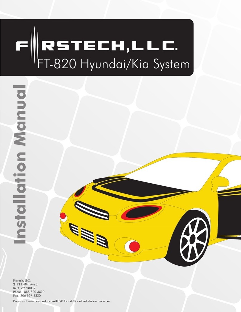 Firstech FT820 User manual