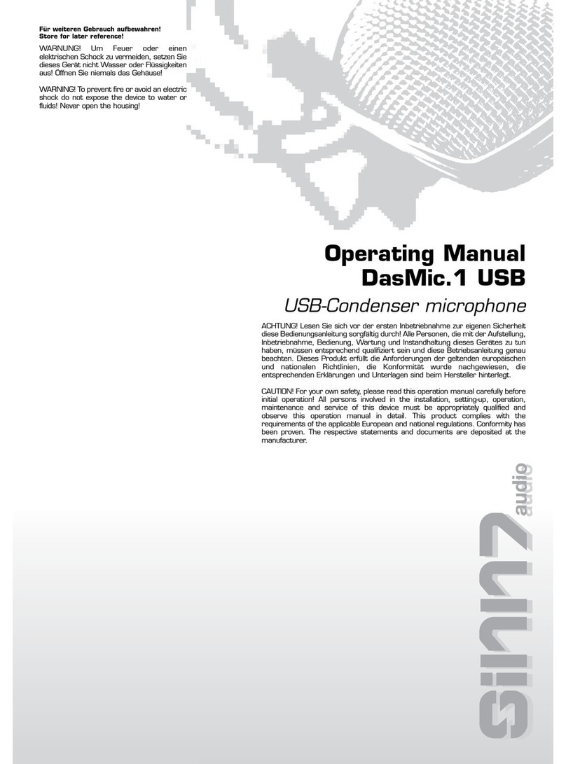Sinn7 DasMic.1 USB operating manual