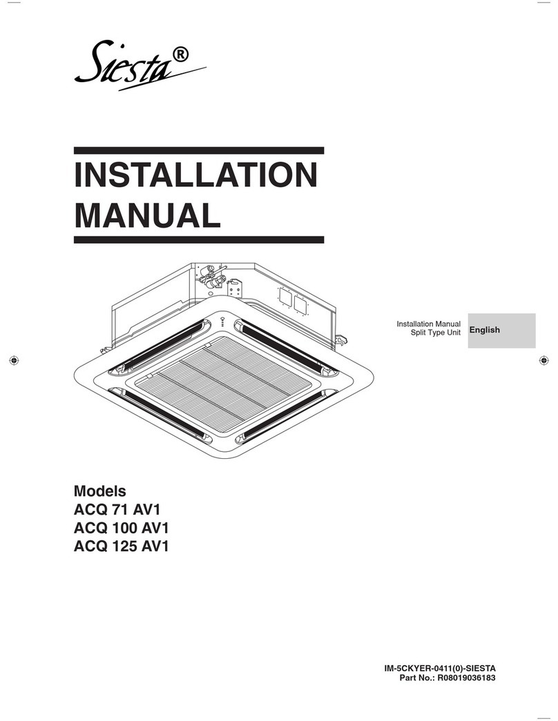Siesta ACQ 71 AV1 User manual
