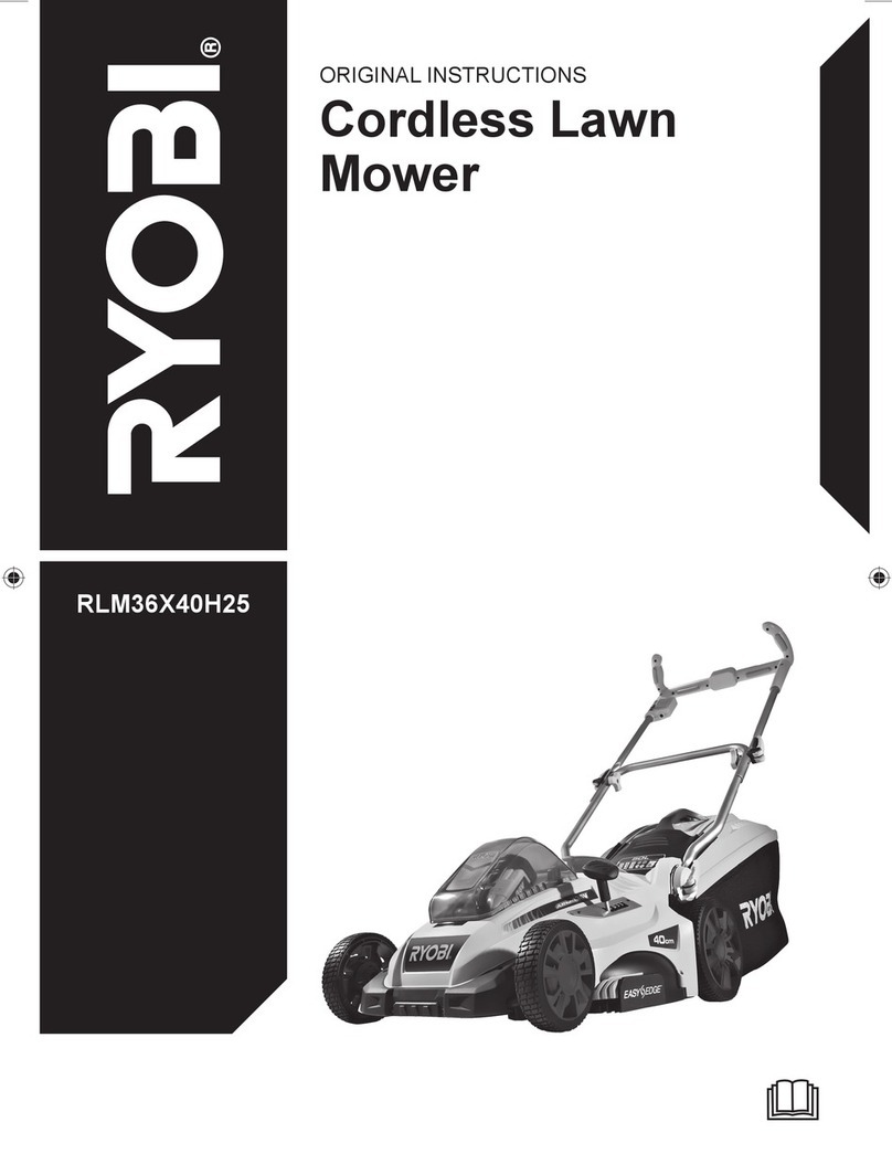 Ryobi RLM36X40H25 User manual Ryobi RLM36X40H25 User manual