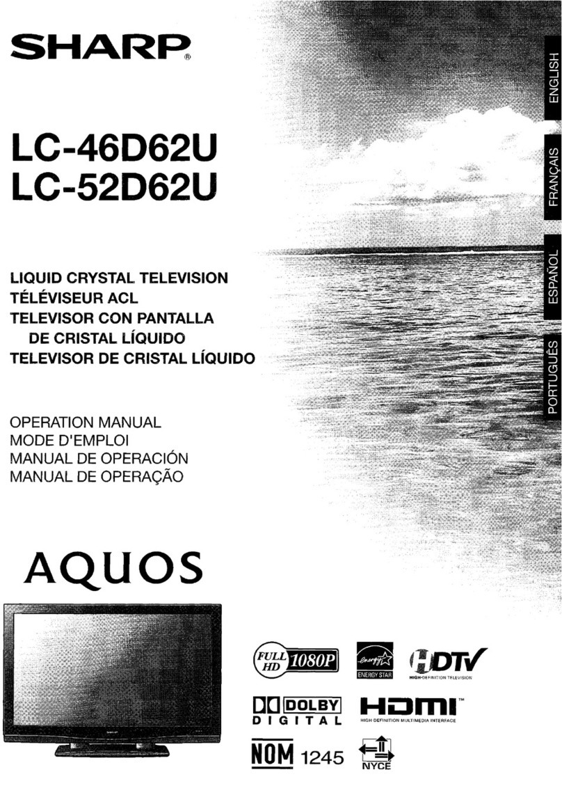 Sharp AQuas LC-46D62U User manual