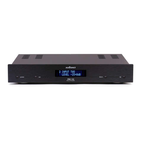 Audionet PRE1 G3 User manual