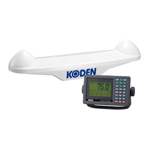 Koden KGC-222 User manual