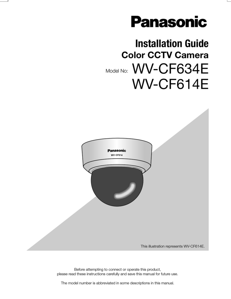 Panasonic WV-CF634E User manual