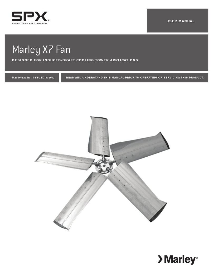 SPX Marley X7 Fan user manual