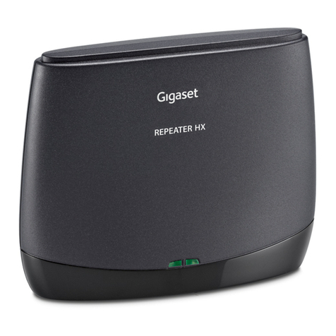 Siemens Gigaset Repeater User manual