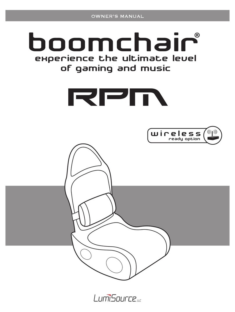 LumiSource Boom Chair owner's manual LumiSource Boom Chair owner's manual