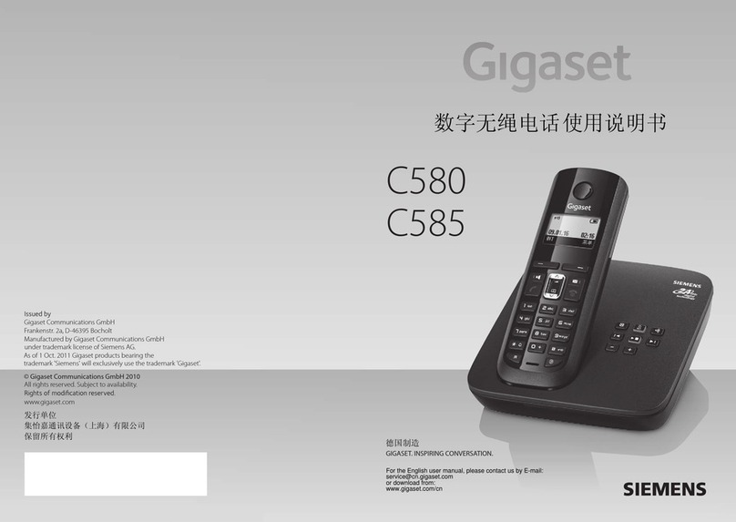 Gigaset C580 User manual