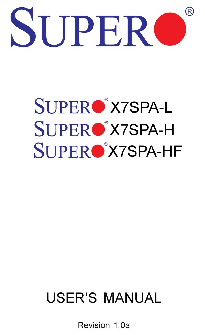 Supero SUPER X7SPA-L User manual