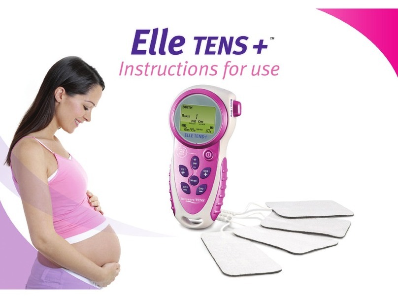 Body Clock Health Care Elle TENS + Instructions for use