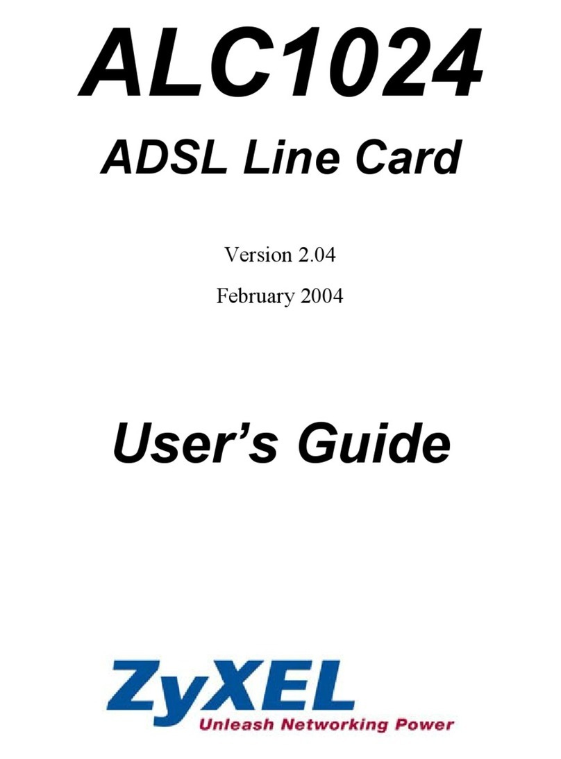 ZyXEL Communications ALC1024 user guide
