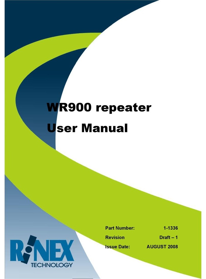 Rinex WR900 user manual