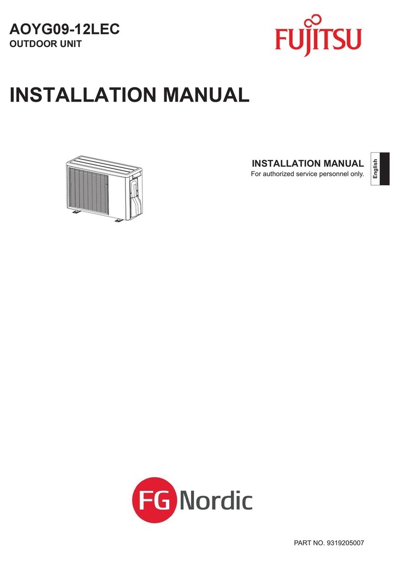 Fujitsu AOYG09LEC User manual