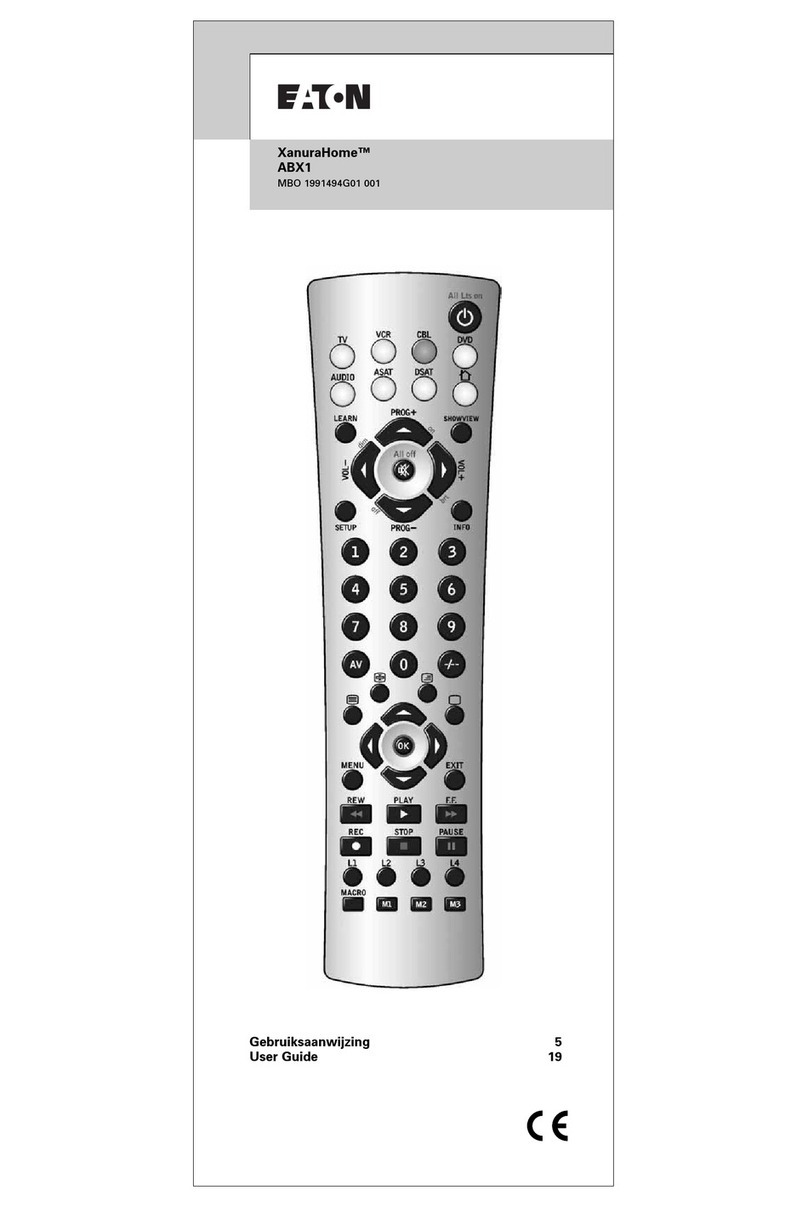 Eaton XanuraHome ABX 1 user guide