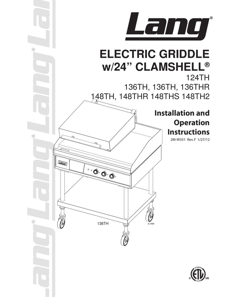 Lang 124TH User manual