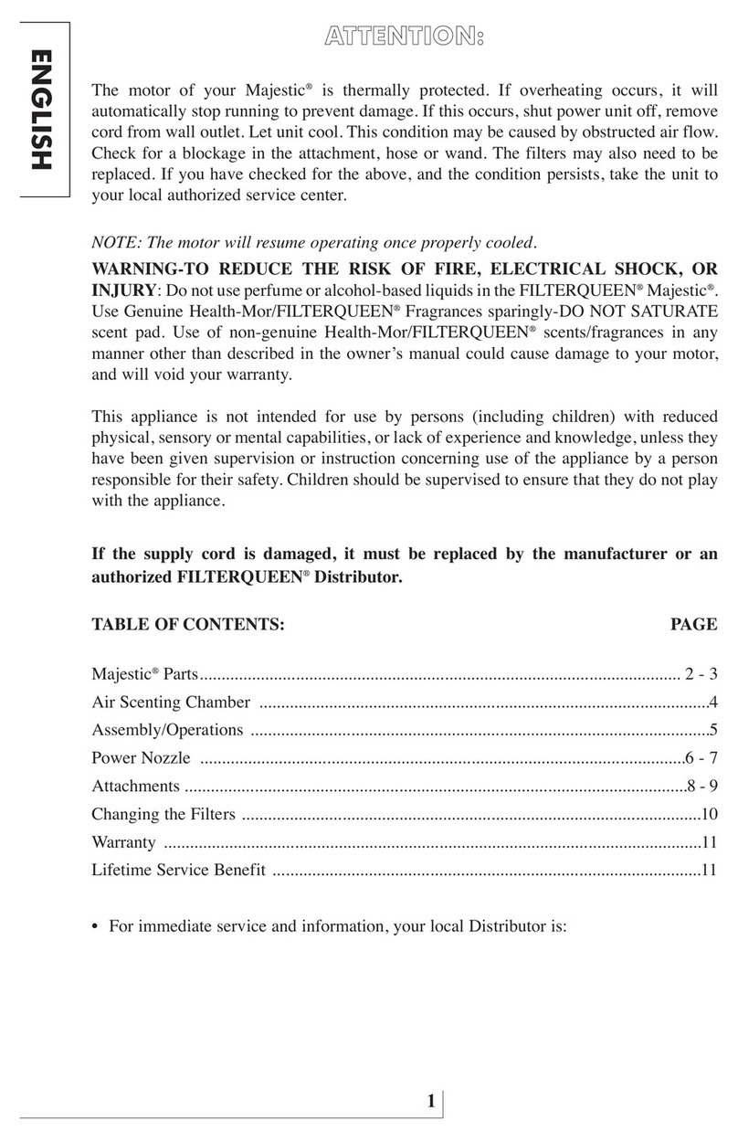 HMI Industries Majestic user manual
