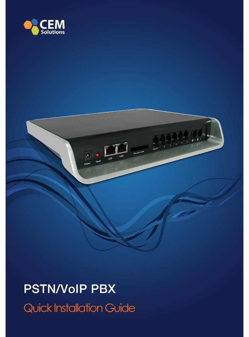 Allo.com PSTN / VoIP PBX Quick installation guide