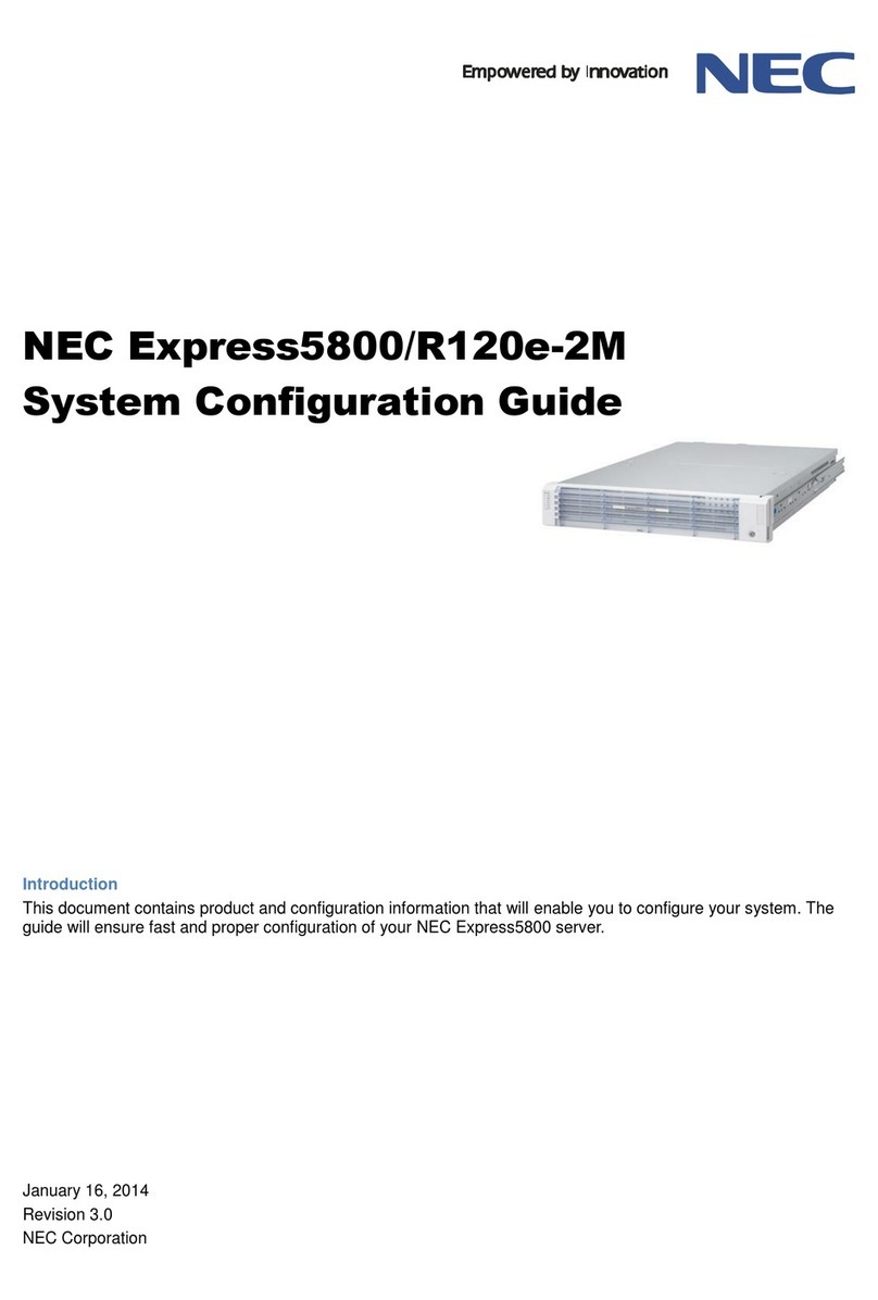 NEC Express5800/R120e-1M EXP291 Configuration guide