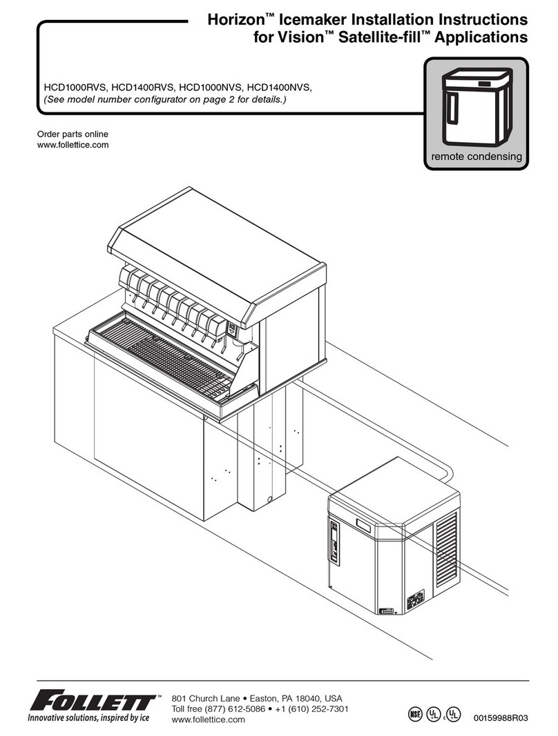 Follett Horizon HCD1000RVS User manual