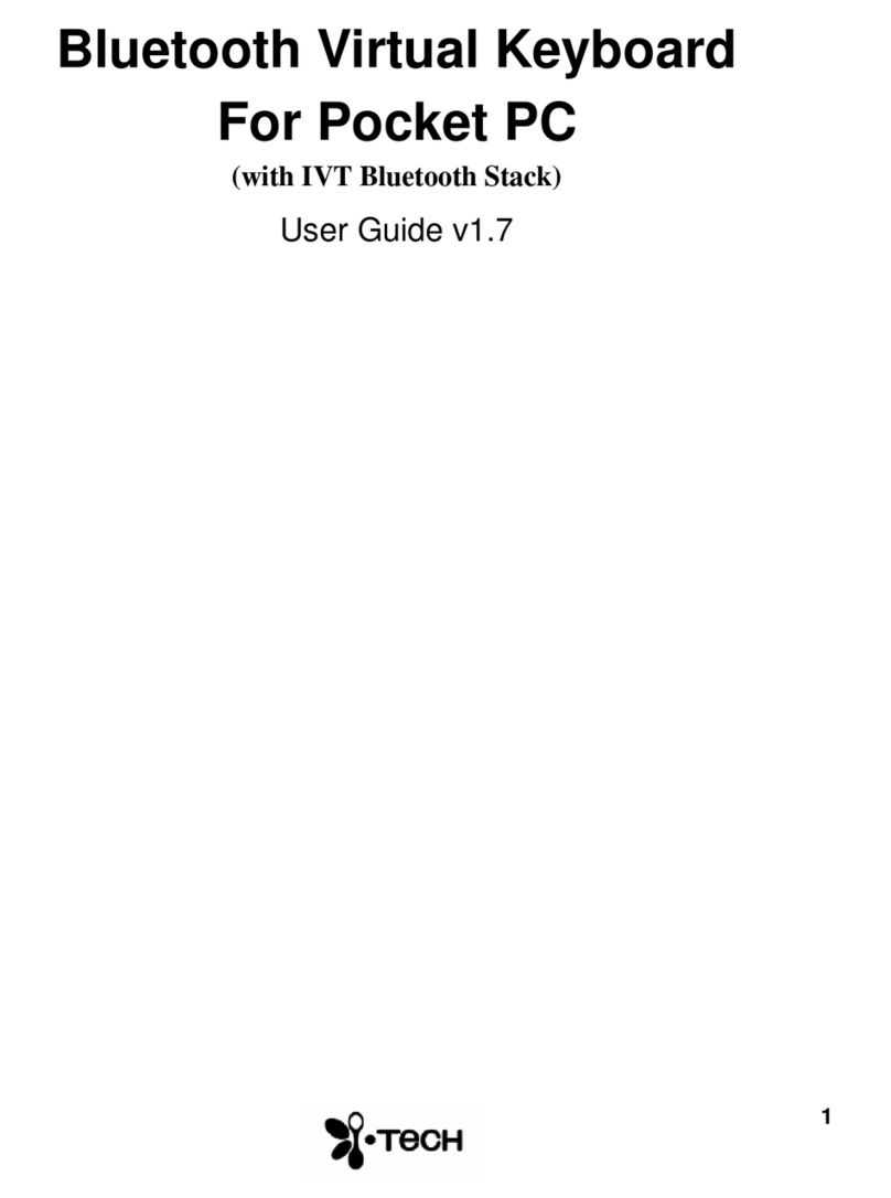 I-Tech Bluetooth Virtual Keyboard user guide