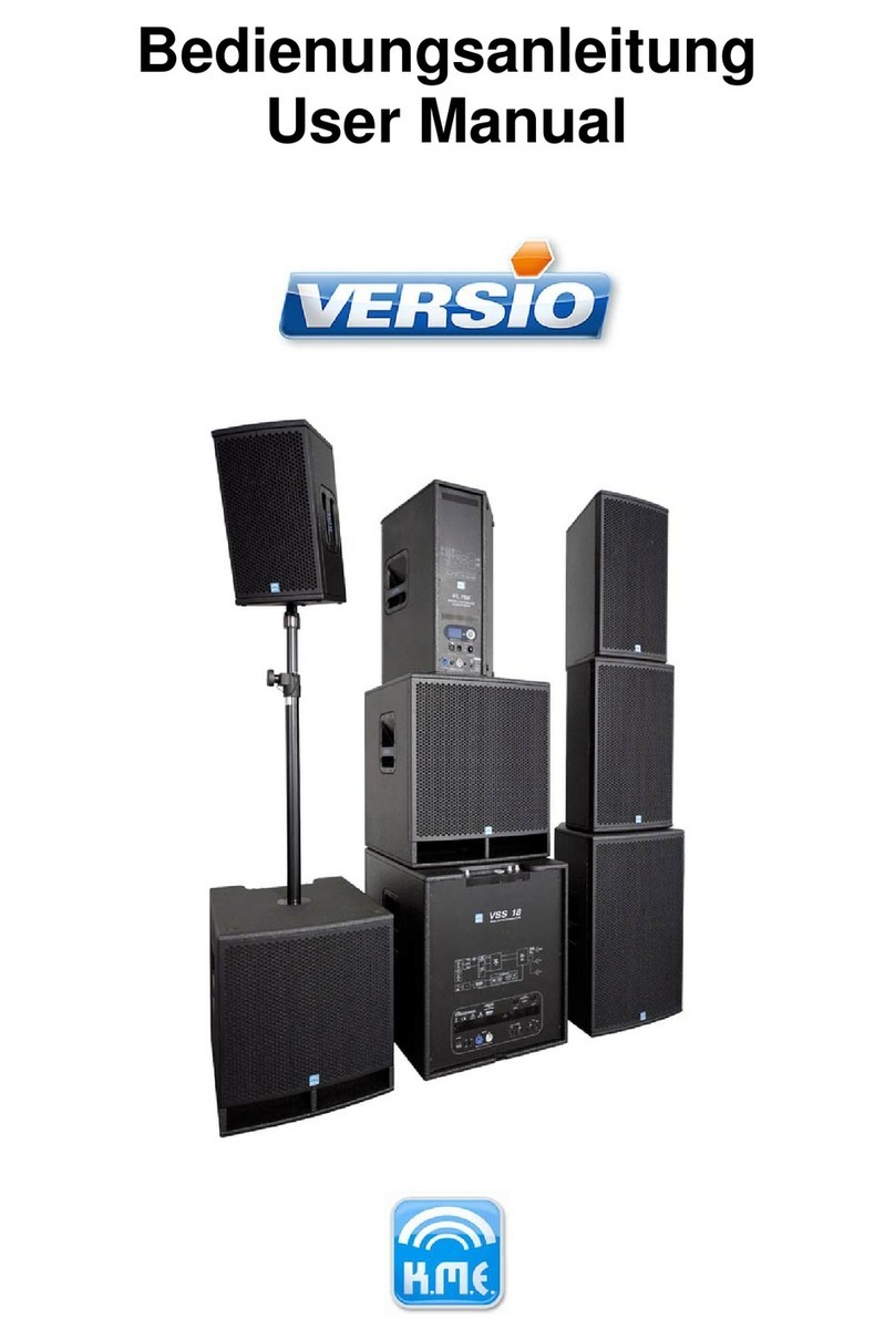K.M.E. VL 4 User manual