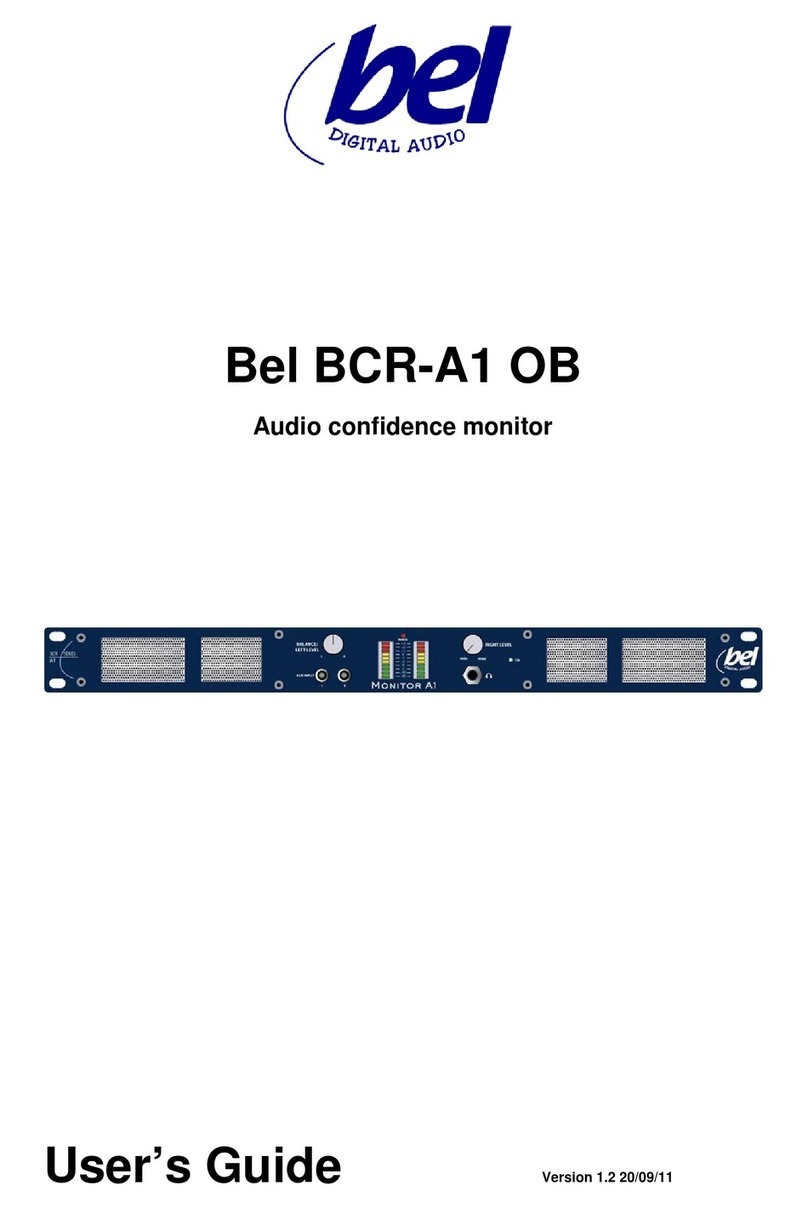 BEL BCR-A1 OB user guide