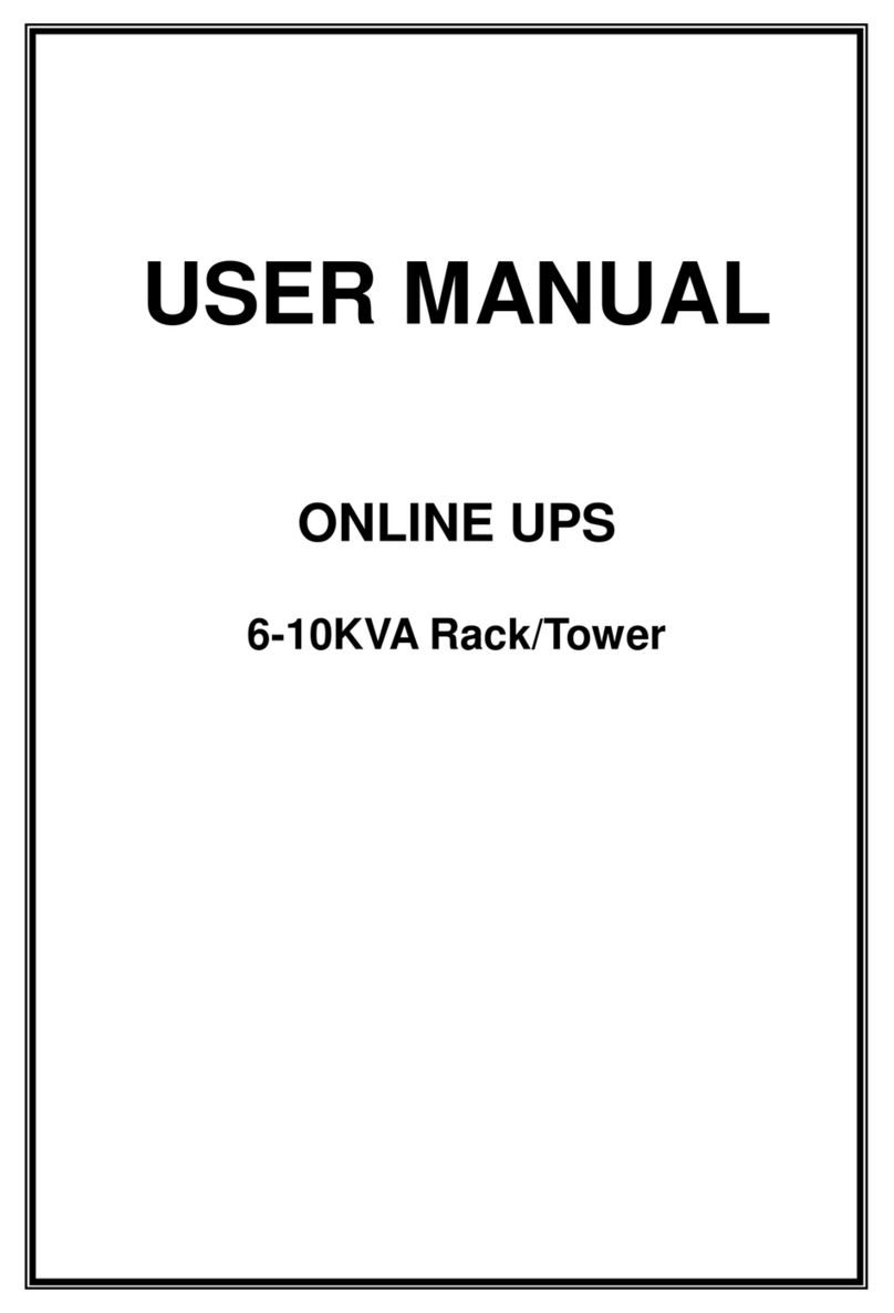 Minuteman 6-10KVA Tower user manual Minuteman 6-10KVA Tower user manual