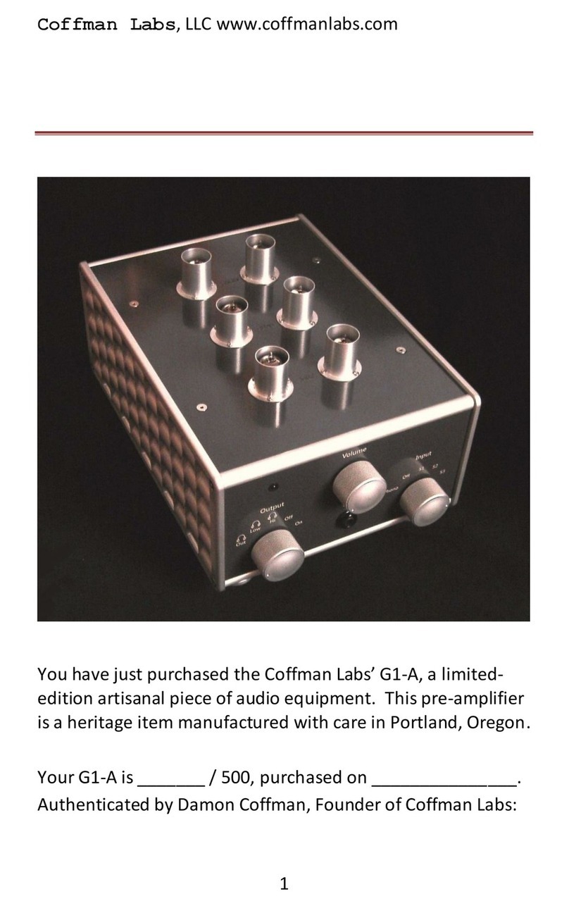 Coffman Labs G1-A user guide