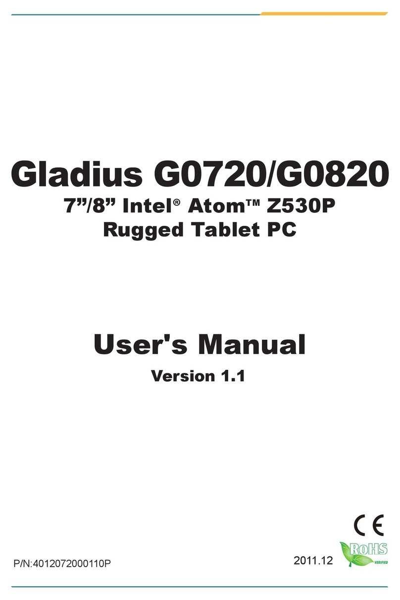 Gladius G0720 User manual
