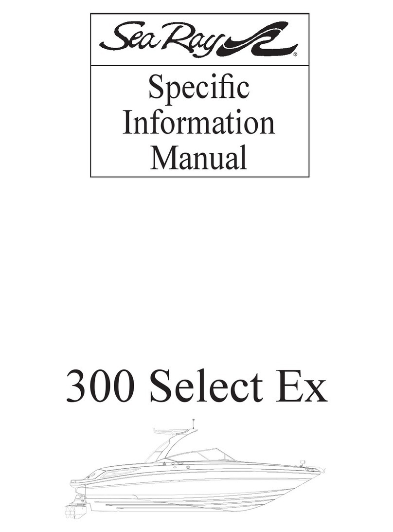 Sea Ray 300 Select Ex Quick setup guide
