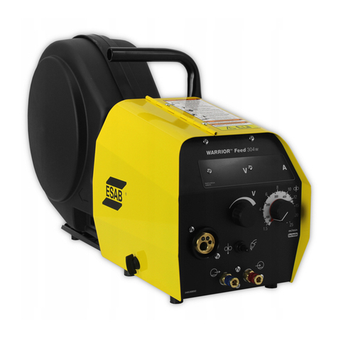 ESAB Warrior Feed 304 User manual